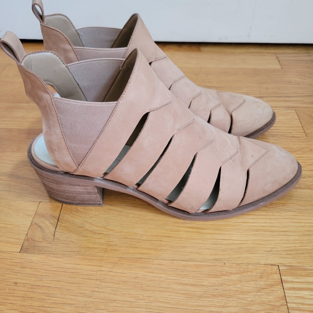 1. State Booties beige womens size 9